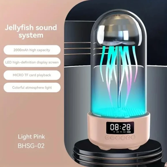 Mini Portable Speaker with Colorful Lamp — Desk Lamp, Cosy Homes