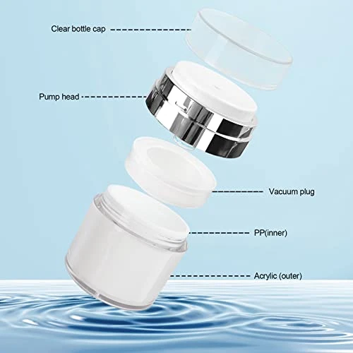 Moisturizer Dispenser Air Pump Container — Travel Bottles, Mluchee