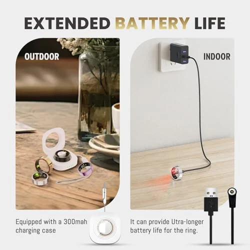 Smart Health Tracker Ring, Oucscru