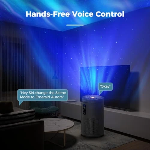 Air Purifier with Star Projector — Activated Carbon Air Purifiers, AROEVE