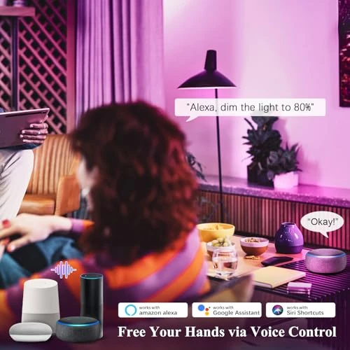 Color Changing WiFi Smart Light Bulb — Incandescent, DiCUNO