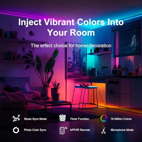 Music Synchronized Smart LED Strip Lights — LED Strips, FBY