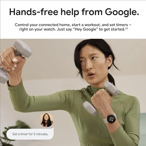 Smartwatch with Heart Rate Tracking, Stress Management, and Safety Features — Smart Watch, Google