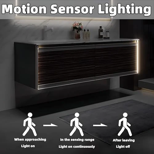 Single Sink Bathroom Vanity Cabinet with Smart Mirror — Medicine Cabinets, ZGNBSD