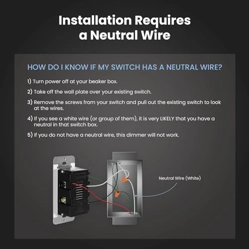 Smart Dimmer Switch — Light Dimmers, Feit Electric