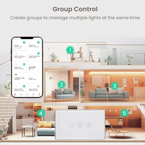 Smart Dimmer Switch — Dimmer Switches, LOUYSGEN