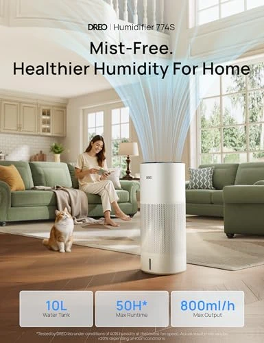 Smart Evaporative Humidifier — Air Moisturizers, Dreo