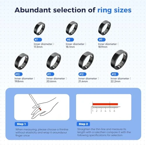 Smart Health Ring Fitness Tracker — Smart Rings, BIEMHA