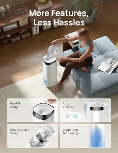 Smart Humidifier Large Room — Air Moisturizers, Dreo