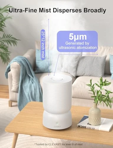 Smart Humidifier with Essential Oil Diffuser — Air Moisturizers, CLEVAST