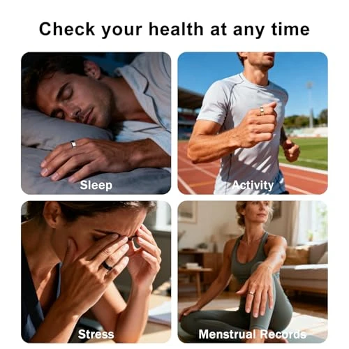 Smart Ring - Sleep, Fitness, Stress, Heart Rate Tracker — Smart Watch, POBOVi