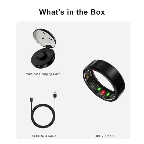 Smart Ring - Sleep, Fitness, Stress, Heart Rate Tracker — Smart Watch, POBOVi