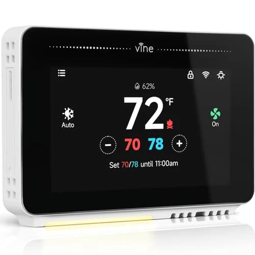 Smart Thermostat with Nightlight — HVAC Controls, vine