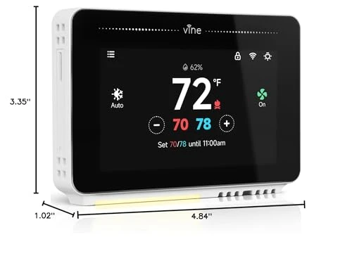 Smart Thermostat with Nightlight — HVAC Controls, vine