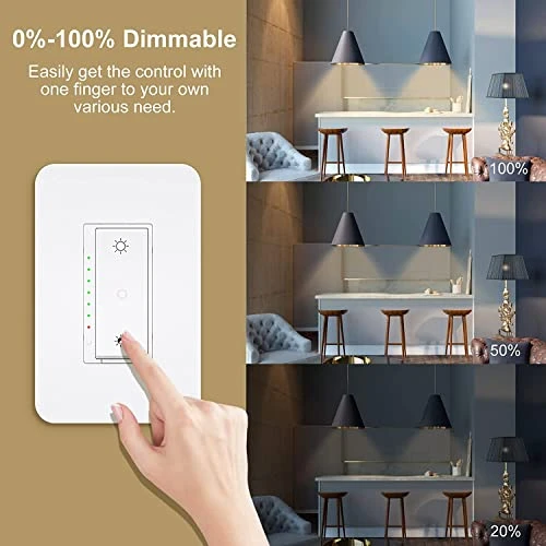 Smart Wi-Fi Dimmer Switch — Light Dimmers, Nexete