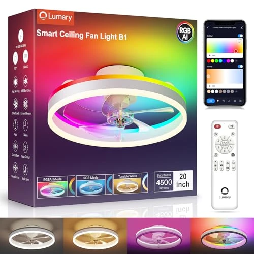 Smart WiFi Ceiling Fan with Lights — Ceiling Fans, Lumary