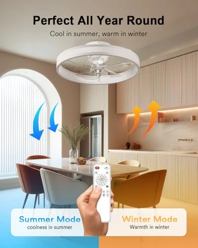 Smart WiFi Ceiling Fan with Lights — Ceiling Fans, Lumary