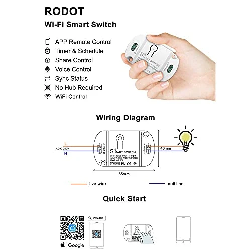 Wireless Smart Switch — Dimmer Switches, RODOT