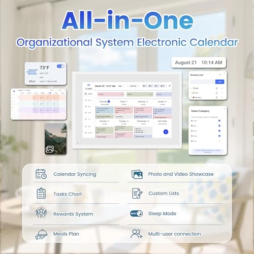 Digital Calendar with Touchscreen Display — Calendars, Ekasoco