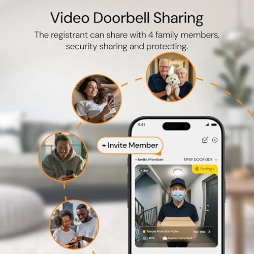 Doorbell Camera Wireless with Chime — Kits, anyfree