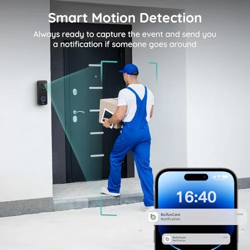 Doorbell Camera Wireless — Kits, BOIFUN