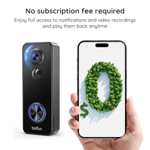 Doorbell Camera Wireless — Kits, BOIFUN