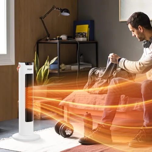 Electric Space Heater with Remote and App Control — Portable Heating Solutions, ROVSUN