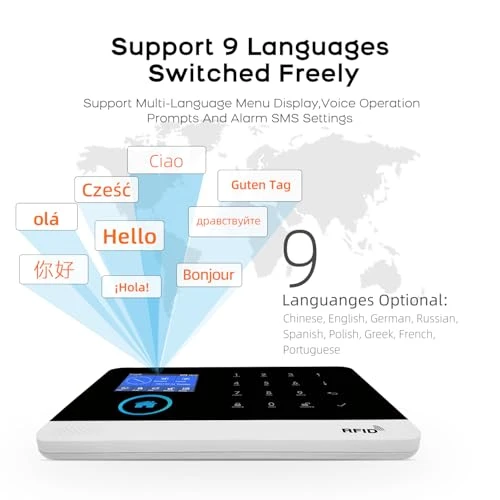 Home Security System with LCD Touch Screen — Smart Home Security, PGST