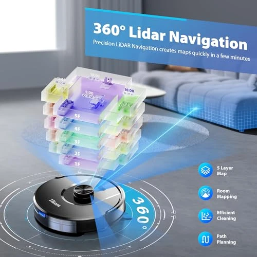 Robot Vacuum and Mop Combo — Smart Cleaning Robots, Tikom