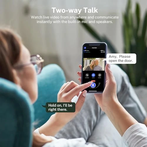 Smart Video Doorbell Camera with Doorbell Receiver — Smart Home Security, KyraNexo