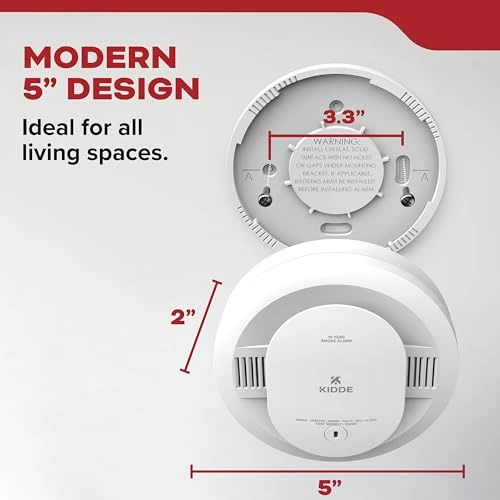 Smoke Detector with 10-Year Battery — Carbon Monoxide Detectors, Kidde