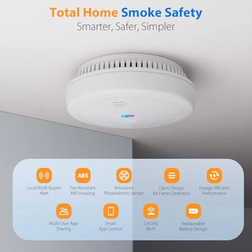 Smoke Detector — Smoke & CO Detectors, Evjeal