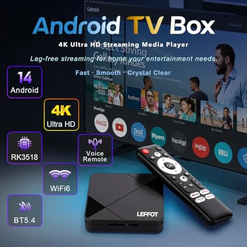 TV Box — Ultra HD Media Players, LEFFOT