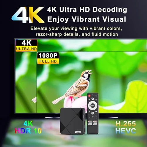 TV Box — Ultra HD Media Players, LEFFOT