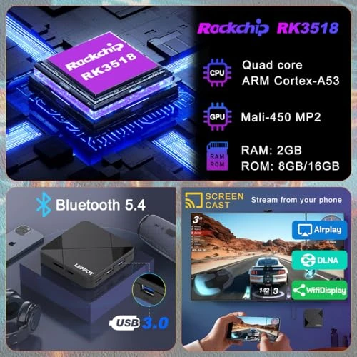 TV Box — Ultra HD Media Players, LEFFOT