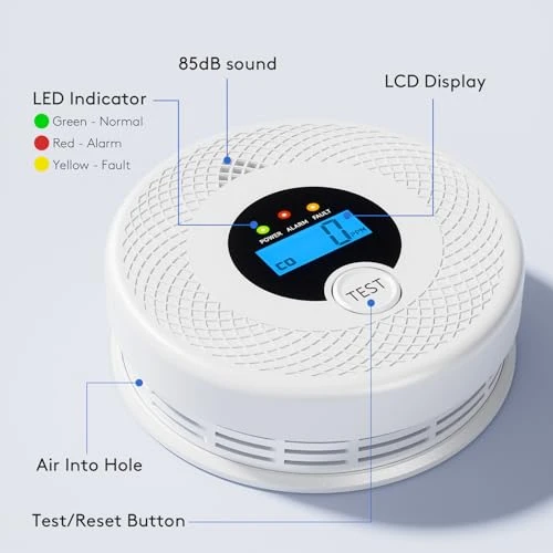 Wi-Fi Smoke and Carbon Monoxide Detector Combo — Smoke & CO Detectors, Soewolit