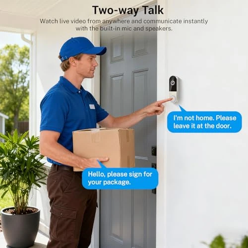 Wireless Doorbell Camera — Outdoor Security Cameras, MeshSear
