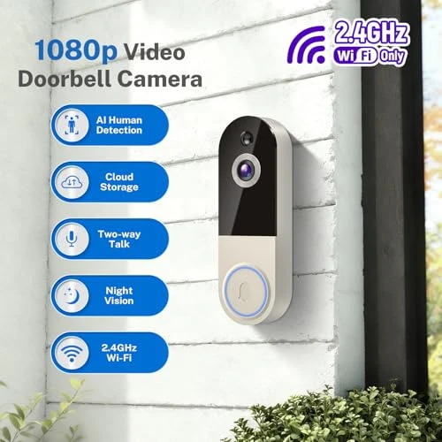 Wireless Doorbell Camera — Outdoor Security Cameras, MeshSear