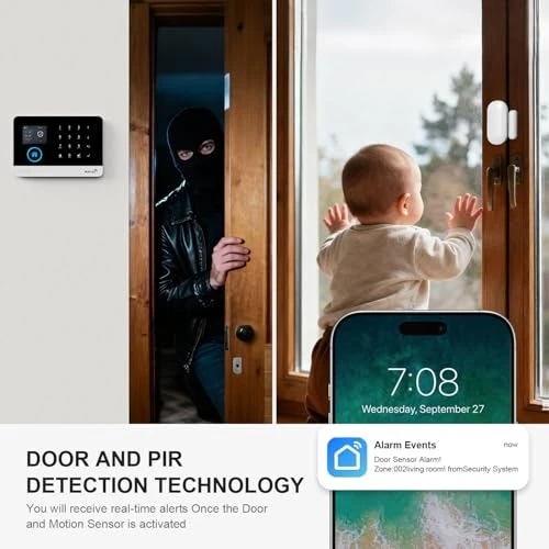 Wireless Home Alarm Camera System — Smart Home Security, LWOHSI