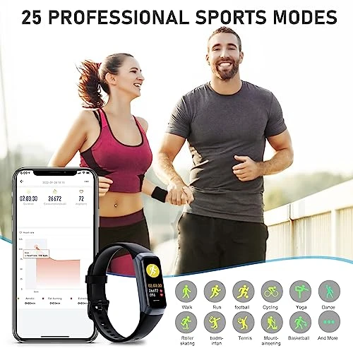 Fitness Watch with Heart Rate, Blood Pressure, Sleep Tracking, AMOLED Screen, Waterproof — Smartwatches, Moremore
