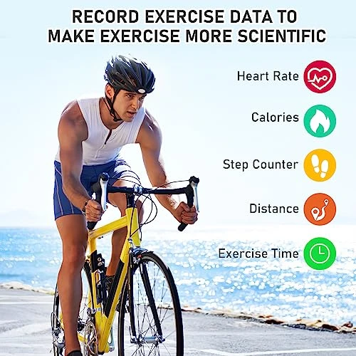 Fitness Watch with Heart Rate, Blood Pressure, Sleep Tracking, AMOLED Screen, Waterproof — Smartwatches, Moremore