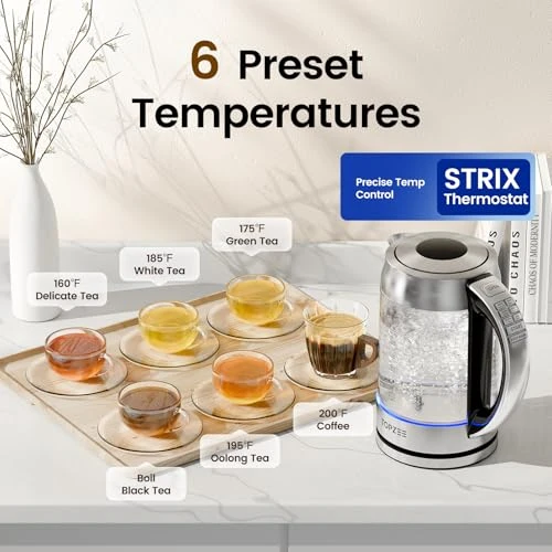 Glass Electric Kettle — Kettles & Tea Machines, Topzee