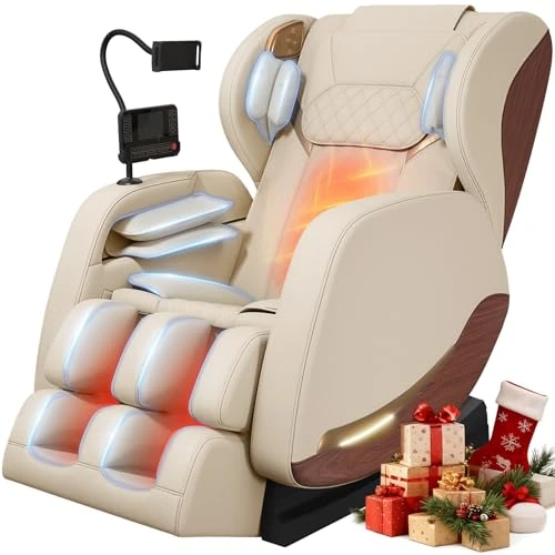 Massage Chair Recliner with Zero Gravity, Full Body Massage, Heating, and Bluetooth — Massage Equipment, yewglen