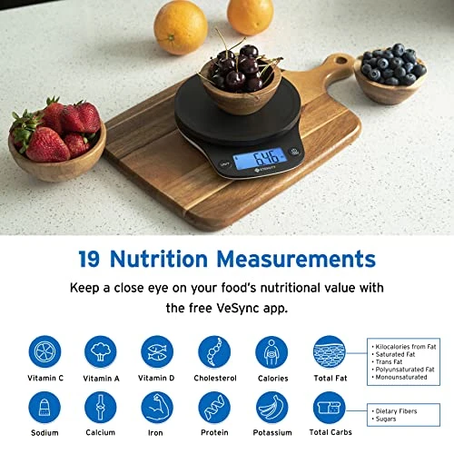 Nutrition Smart Food Kitchen Scale — Weight Management Tools, Etekcity