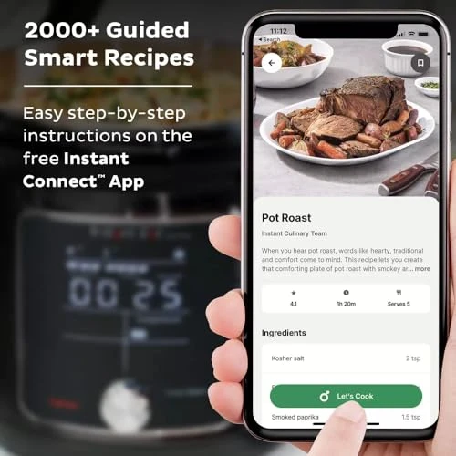 Pressure Cooker with WiFi Control, Nutri-Boost, Rice Cooker, Slow Cook, Sauté, Yogurt Maker, Sous Vide & Steam — Electric Pressure Cookers, Instant Pot