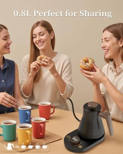 Smart Electric Gooseneck Kettle with WiFi Control — Kettles & Tea Machines, IntreLife