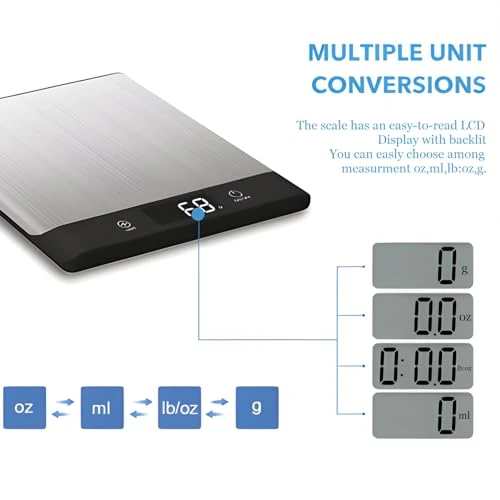 Smart Food Scale with Nutritional Calculator — Weight Management Tools, SWEET KITCHEN