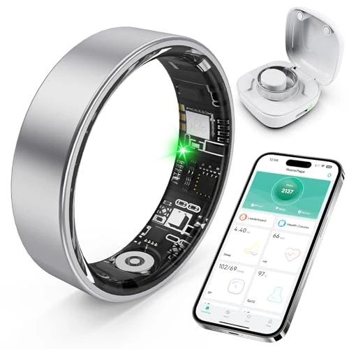 Smart Ring with Sleep Monitoring, Step Counting, Heart Rate, Blood Oxygen — Smart Rings, SARUNN ER