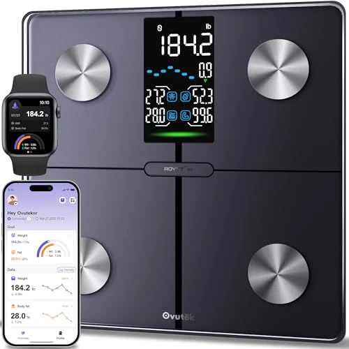 Smart Scale for Body Weight — Body Composition Analysis, OVUTEK