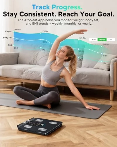 Smart Scale for Body Weight — Body Composition Analysis, Arboleaf